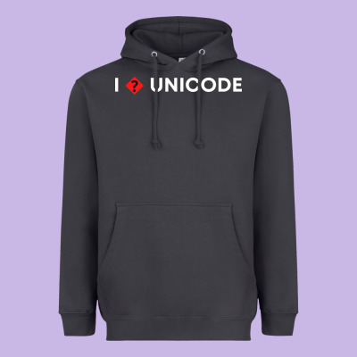 I � Unicode Heavyweight Hoodie Designed By Artisfamous