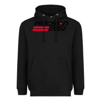 Black precision turbo engine classic Heavyweight Hoodie - artisFamous