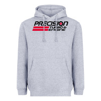 Heather Grey precision turbo engine classic Heavyweight Hoodie - artisFamous