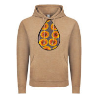 Vintage Coffee african fabric pattern teardrop earrings 5 Vintage Hoodie - BundleAndBundleShop