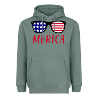 Sage Merica Usa Flag Sunglasses 4th Of July Heavyweight Hoodie - artisFamous