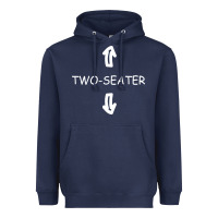 Navy two seater Heavyweight Hoodie - artisFamous