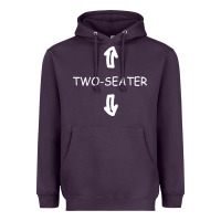 Plum two seater Heavyweight Hoodie - artisFamous