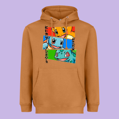 Kanto Starters Heavyweight Hoodie Designed By Artisfamous