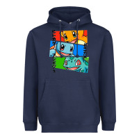 Navy kanto starters Heavyweight Hoodie - artisFamous