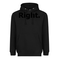 Black right Heavyweight Hoodie - artisFamous