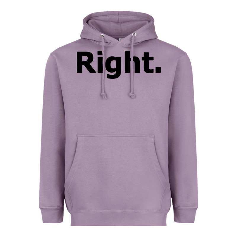 Right Heavyweight Hoodie by artisFamous | Teevron