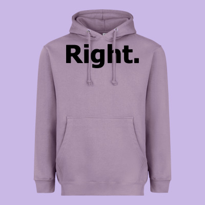 Right Heavyweight Hoodie Designed By Artisfamous