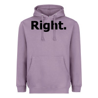 Lavender right Heavyweight Hoodie - artisFamous