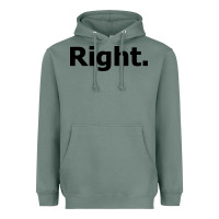 Sage right Heavyweight Hoodie - artisFamous
