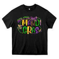 Black little miss mardi gras Heavy Core Tee - CowGirlArtShop