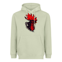 Matcha rooster Heavyweight Hoodie - artisFamous