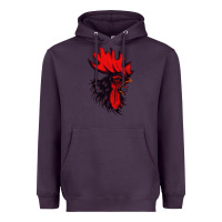 Plum rooster Heavyweight Hoodie - artisFamous