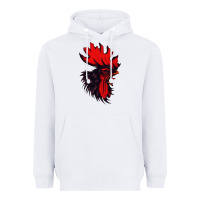 White rooster Heavyweight Hoodie - artisFamous