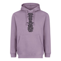 Lavender phonetic alphabet Heavyweight Hoodie - artisFamous