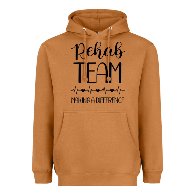 Physical Therapy Making A Difference Heavyweight Hoodie by artisFamous | Teevron