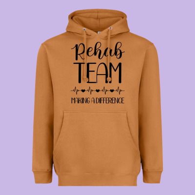 Physical Therapy Making A Difference Heavyweight Hoodie Designed By Artisfamous