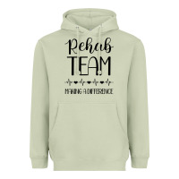Matcha physical therapy making a difference Heavyweight Hoodie - artisFamous