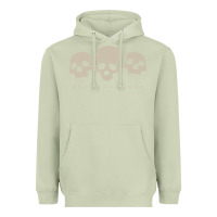 Matcha memento mori three skulls Heavyweight Hoodie - artisFamous