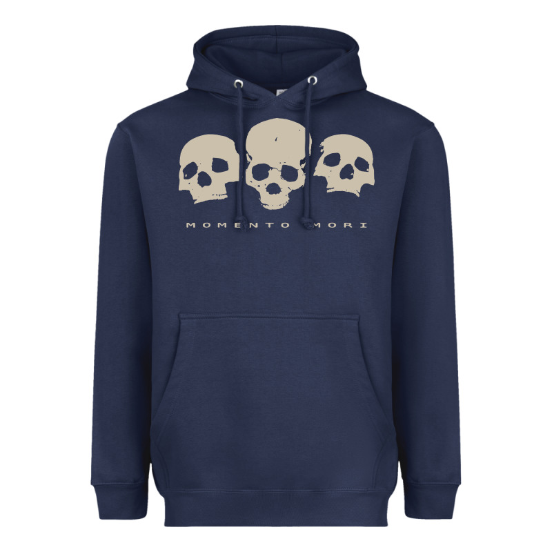 Memento Mori Three Skulls Heavyweight Hoodie by artisFamous | Teevron
