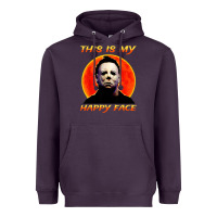 Plum this is my happy face Heavyweight Hoodie - artisFamous