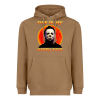 Toasted Coconut this is my happy face Heavyweight Hoodie - artisFamous