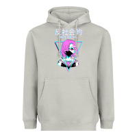 Moon Dust antisocial wave anime Heavyweight Hoodie - artisFamous