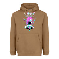 Toasted Coconut antisocial wave anime Heavyweight Hoodie - artisFamous