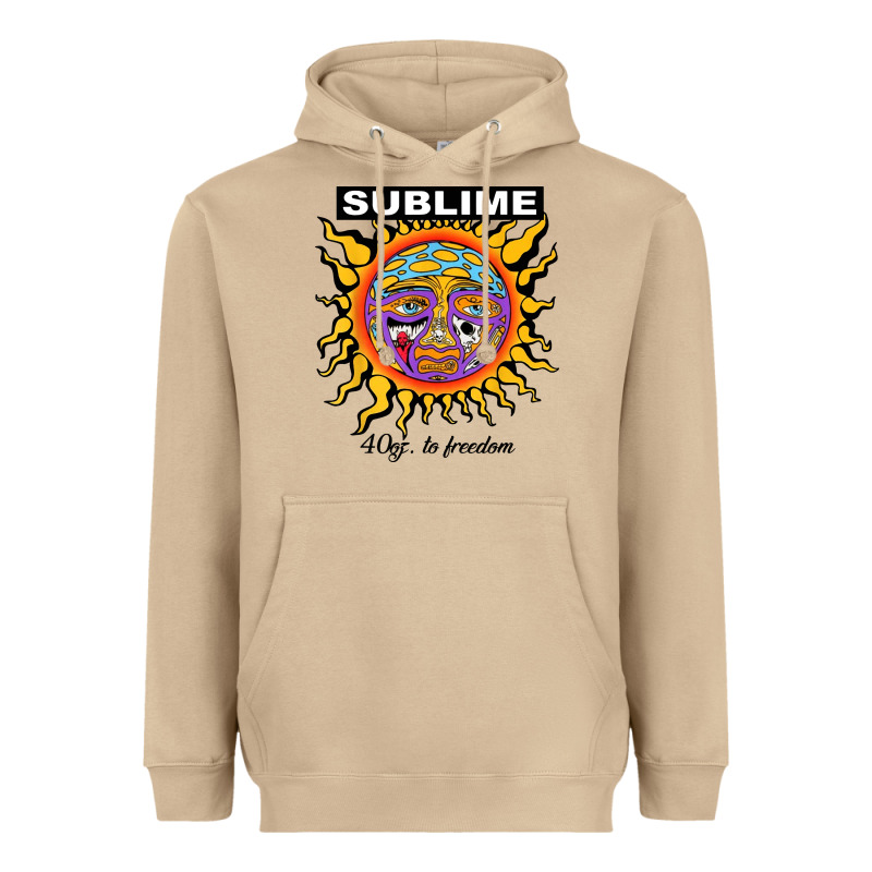 Sunflower Sublime 40oz To Freedom Heavyweight Hoodie by artisFamous | Teevron