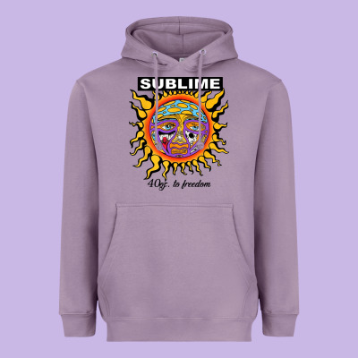 Sunflower Sublime 40oz To Freedom Heavyweight Hoodie Designed By Artisfamous
