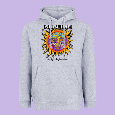 Sunflower Sublime 40oz To Freedom Heavyweight Hoodie Designed By Artisfamous