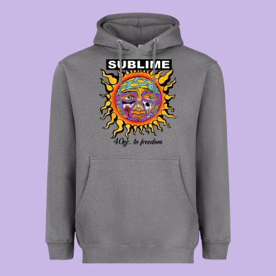 Sunflower Sublime 40oz To Freedom Heavyweight Hoodie Designed By Artisfamous