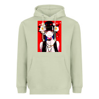 Anime Girl Japanese Heavyweight Hoodie | Teevron