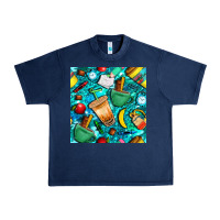 School Boy Coffe Cup With Camouflage Seamless Pattern Bbs Urban Heavy Tee | Teevron