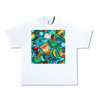 White school boy coffe cup with camouflage seamless pattern bbs Urban Heavy Tee - BundleAndBundleShop