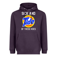 Plum sick and tide of these hoes Heavyweight Hoodie - artisFamous