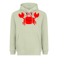 Matcha Red Crab Heavyweight Hoodie - artisFamous