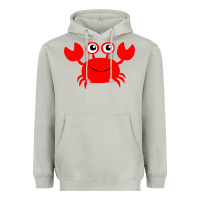 Moon Dust Red Crab Heavyweight Hoodie - artisFamous