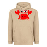 Mushroom Red Crab Heavyweight Hoodie - artisFamous