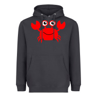 Smoke Red Crab Heavyweight Hoodie - artisFamous