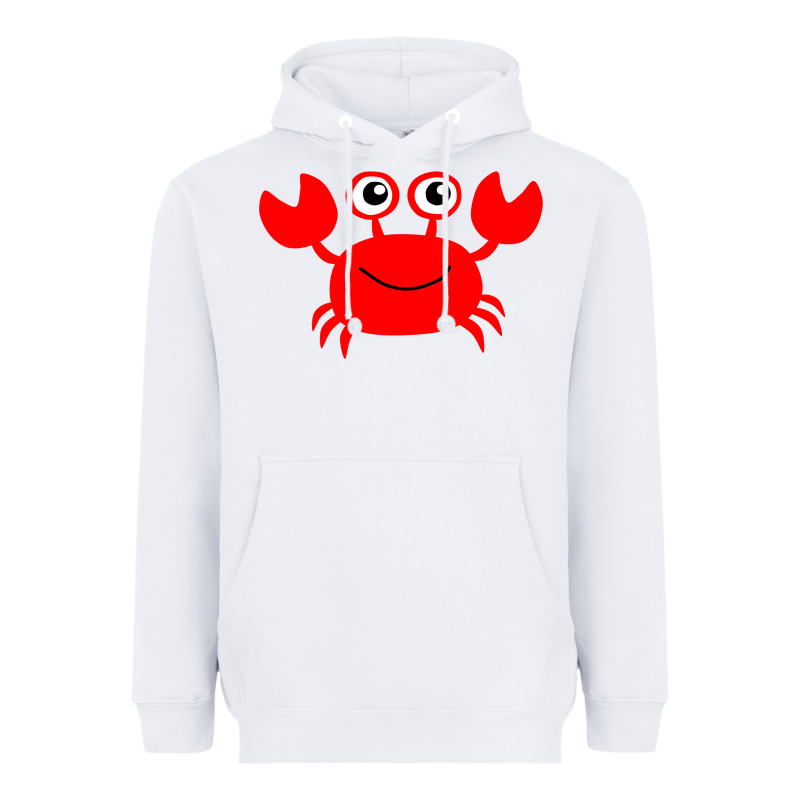 Red Crab Heavyweight Hoodie by artisFamous | Teevron