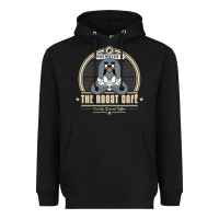 Black the roost animal cafe Heavyweight Hoodie - artisFamous