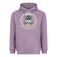 Lavender the roost animal cafe Heavyweight Hoodie - artisFamous