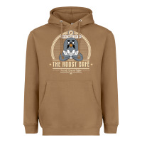 Toasted Coconut the roost animal cafe Heavyweight Hoodie - artisFamous