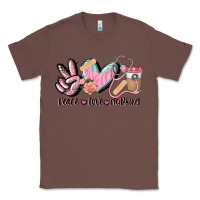 Chestnut peace love nursing Classic Tee - CowGirlArtShop