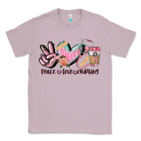 Lilac peace love nursing Classic Tee - CowGirlArtShop