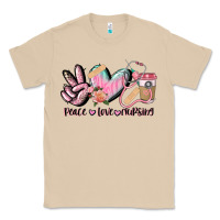 Mushroom peace love nursing Classic Tee - CowGirlArtShop