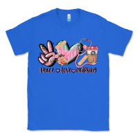True Royal peace love nursing Classic Tee - CowGirlArtShop