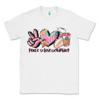 White peace love nursing Classic Tee - CowGirlArtShop
