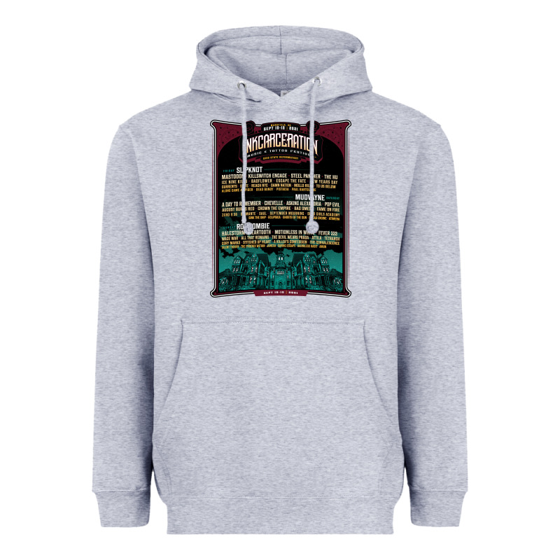 Face Mask Mansfield Ohio Inkcarceration Lineup Heavyweight Hoodie by artisFamous | Teevron